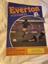 Everton v Doncaster Rovers;  FA Cup 4th Round,  26th January 1985