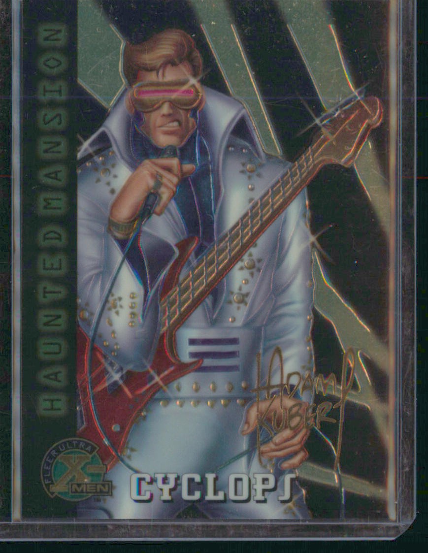 1995 Ultra X-Men Chromium #92 Cyclops Gold-Signature
