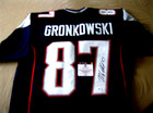 Rob  Gronkowski Signed Autographed Custom New England Patriots W/ COA