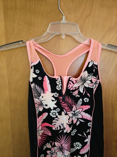 Girls Swimsuit Size XL 16 Zero Xposur One Piece Swimwear Tropical Floral EUC - Picture 3 of 6