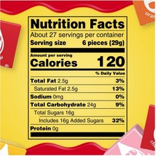 Starburst Fruit Chews Candy - Family Size Pack