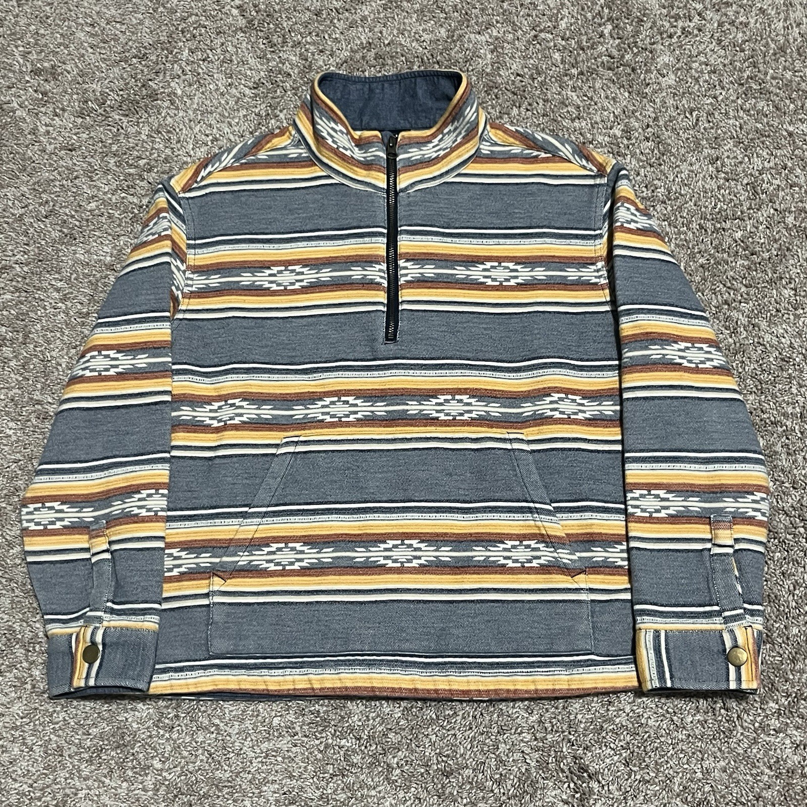 Pendleton Doublesoft Half Zip Jacket Aztec Stripe… - image 2