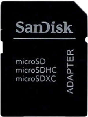 Sandisk Microsd to SD Memory Card Adapter , Black