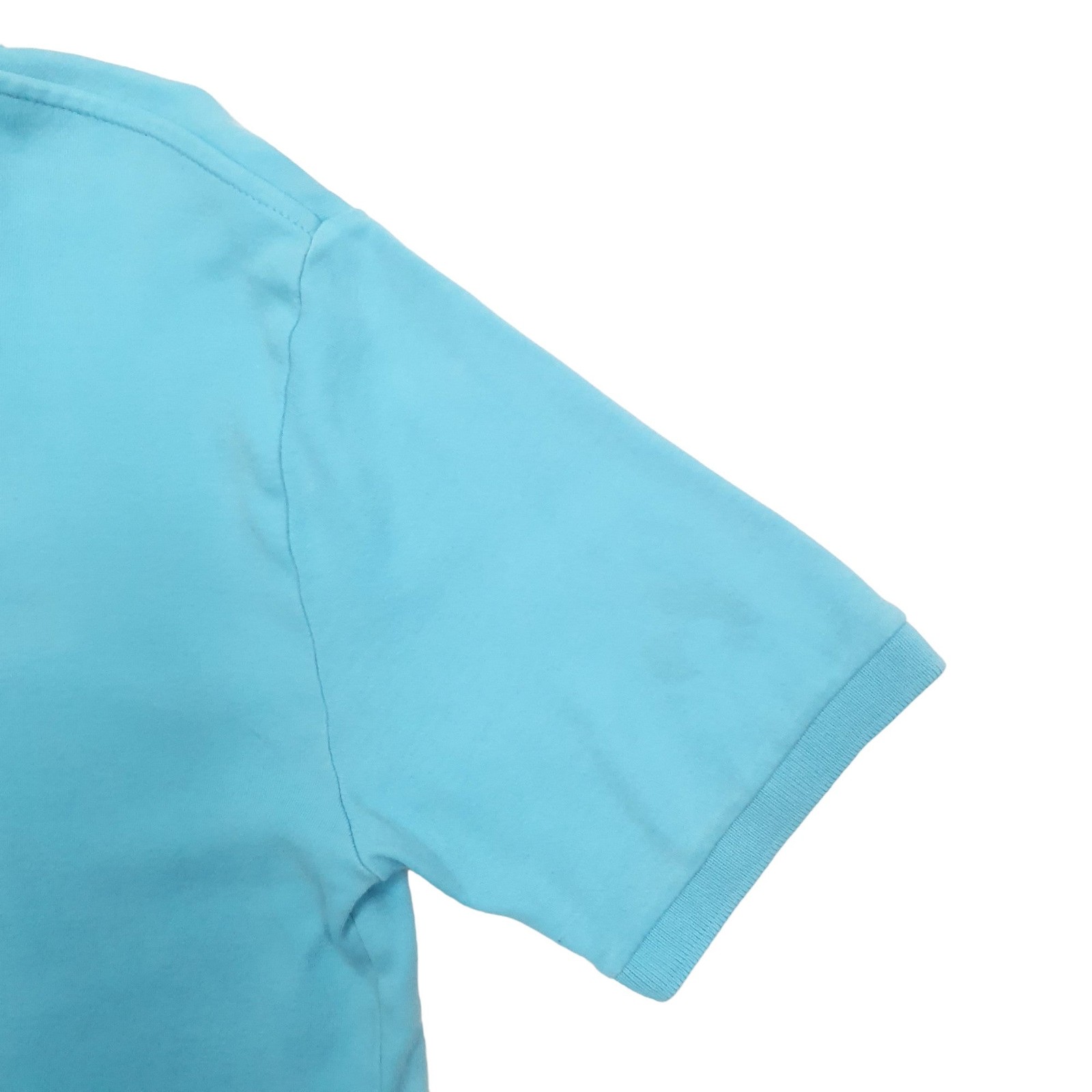 POLO RALPH LAUREN Blue Polo Shirt Short Sleeve Cotton Mens S image 4