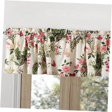 Greenland Home Butterflies Window Valance, 84"W x 14"L Pack of 1 Multi Color