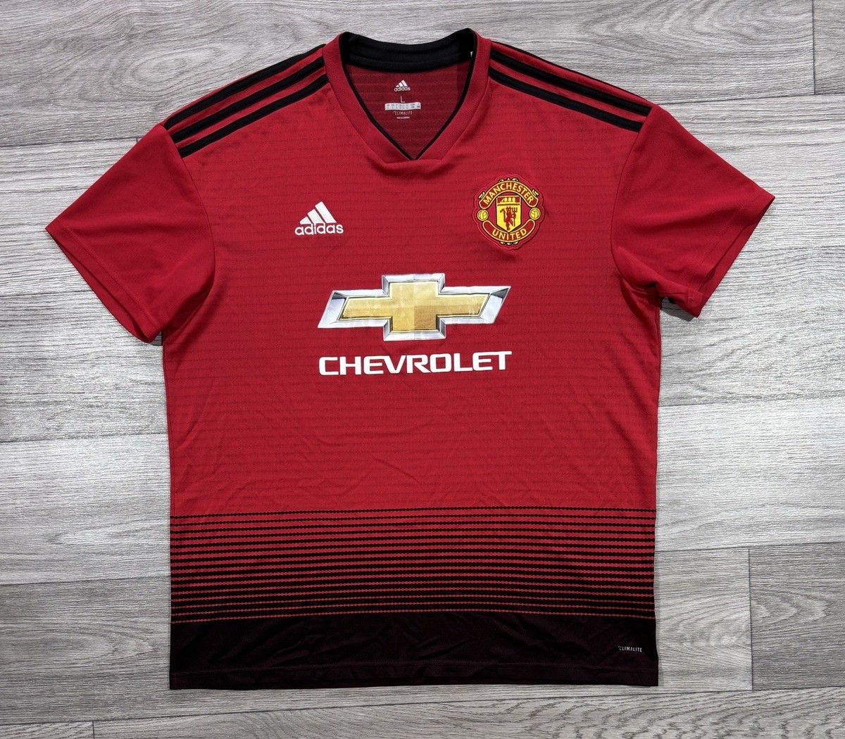 MANCHESTER UNITED 2018 2019 HOME FOOTBALL SHIRT JERSEY ADIDAS Size