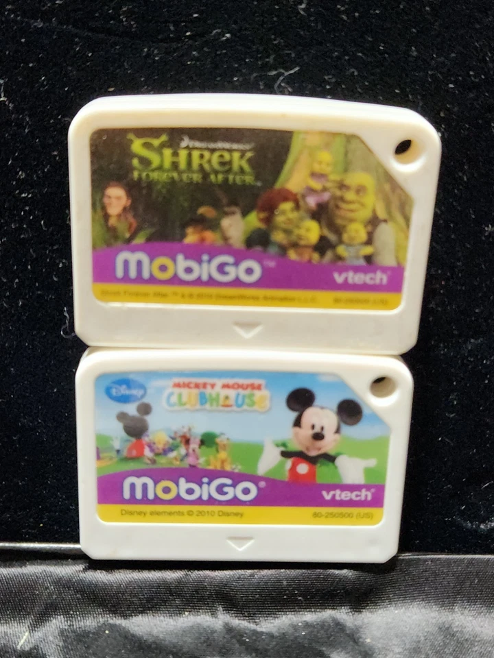 Vtech MobiGo Games - Dora, Ahrik, Mickey, Jake The Pirate  Lot Of 4 - Image 3 of 4