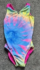 CL Child Large GK Tie Dye Gymnastics Leotard