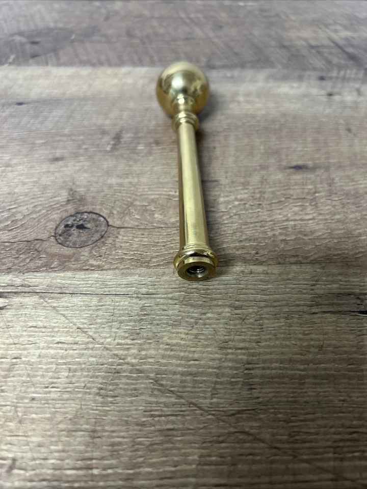 Vintage LAMP FINIAL TOPPER Solid brass finish - Image 2 of 4