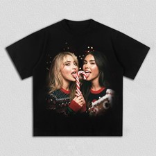 Sabrina Carpenter & Madison Beer TEE, Men's Women Graphic T-Shirt, Gift For Fan