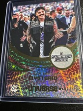 2025 Topps WWE Universe Dominik Mysterio Green Electric /125 Summer Slam #282
