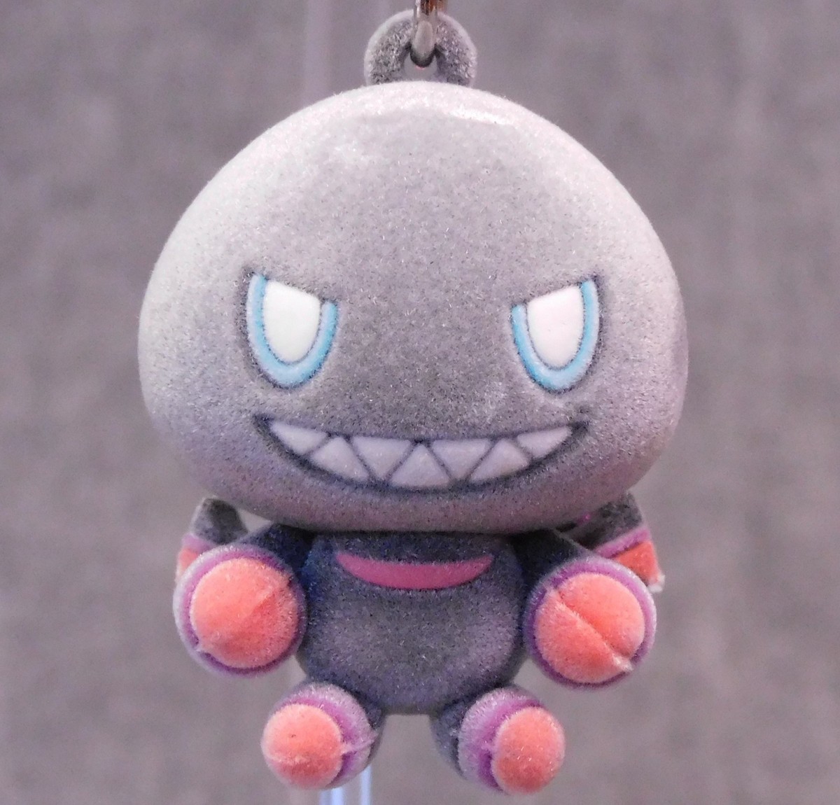 Sonic NEW * Dark Chao Clip - Chase * Flocked Blind Bag Key Series