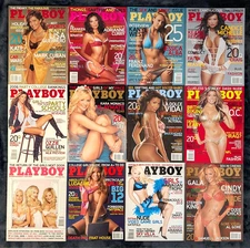 PLAYBOY Magazine 2006 - Full Year 12 Issues w/Centerfolds & Celebrities - NM