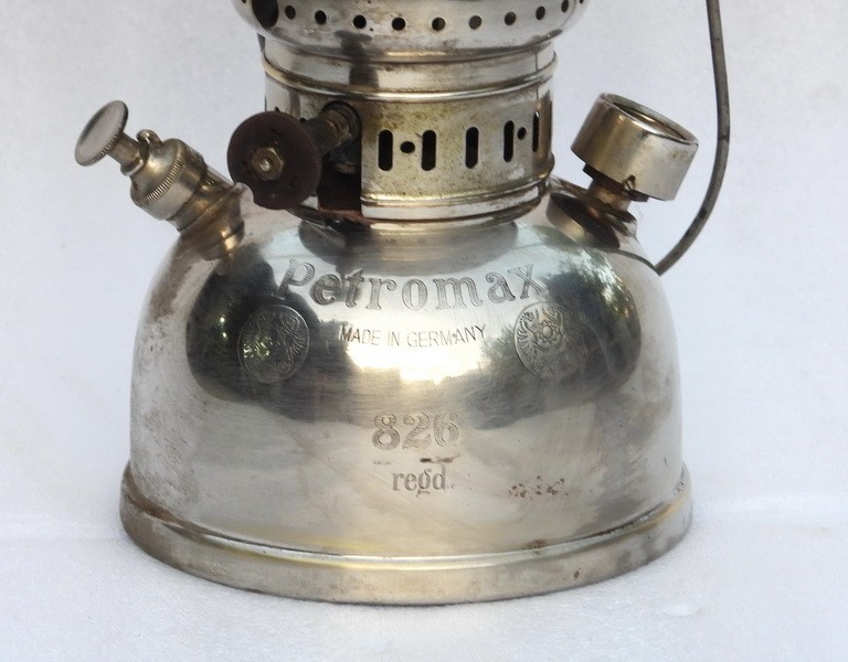 VINTAGE ANTIQUE RARE ALL BRASS PETROMAX 826 KEROSENE PRESSURE