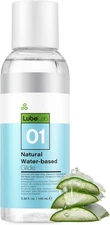 Waterbased Lube 3.38 Fl Oz. Personal Lubricant w/Aloe & Vitamin E, Portable, Hyp