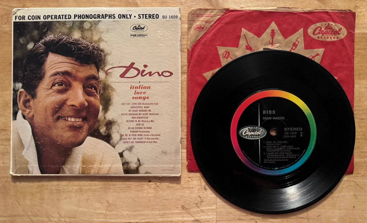 DEAN MARTIN ＆ 二枚 45RPM Dean Martin 45 RPM Speed Vinyl Records for sale | eBay