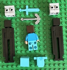 LEGO Minecraft: The End Portal (21124)-replaced 3 Minor Blocks