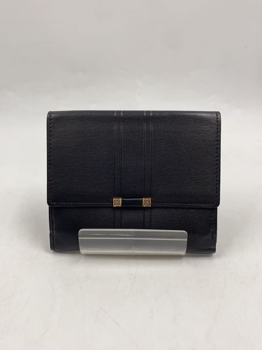GIVENCHY Bi-fold Wallet Leather Black Men's