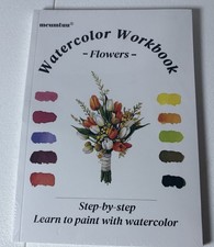 NEW Watercolor Workbook Set STEP-BY-STEP Learn To Paint With Watercolor
