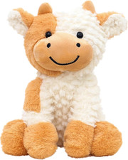 Cow Stuffed Animals, 9 Inch Cute Plush Toy Doll for Kids Boys Girls Women Brown