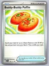Buddy-Buddy Poffin 184/217 Common Ascended Heroes Pokemon Near Mint