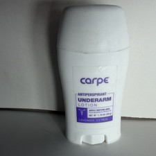 Carpe Antiperspirant Underarm Lotion Deodorant Lavender Citrus 1.76 oz exp 09/27