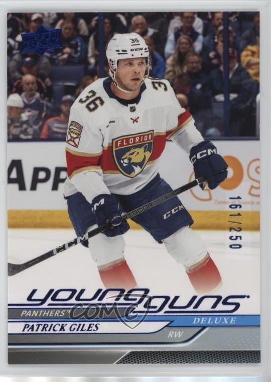 2024-25 Upper Deck Series 2 Young Guns Deluxe 161/250 Patrick Giles #476 c5r