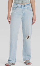 NEW Universal Thread Women's Mid-Rise 90's Baggy Jeans Size 8 Regular