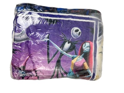 The Nightmare Before Christmas 50x40 Throw Blanket Jack Skelligton Sally