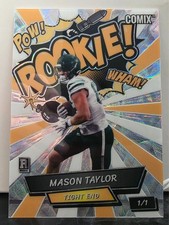 2025 Wild Card Rookie & Legend Mason Taylor Comix Gold 1/1, Rainbow 1/2 & 3/18