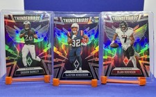 3 Card Thunderbirds Lot: Treyveon Henderson RC, Bijan Robinson, Saquon Barkley