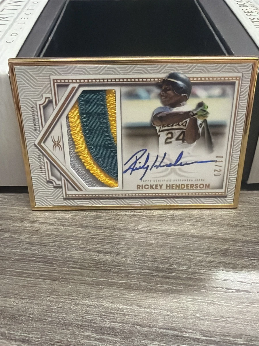 Rickey Henderson Baseball Original Autographed Sports Trading