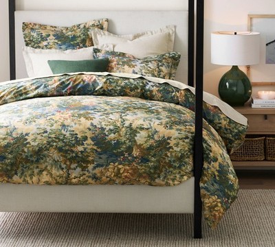 Pottery Barn Greenwood Percale Duvet Cover Full/Queen