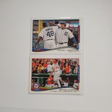 Bryce Harper #390 Miguel Cabrera#US-300 2014 Topps Baseball Highlights X2 Crdz