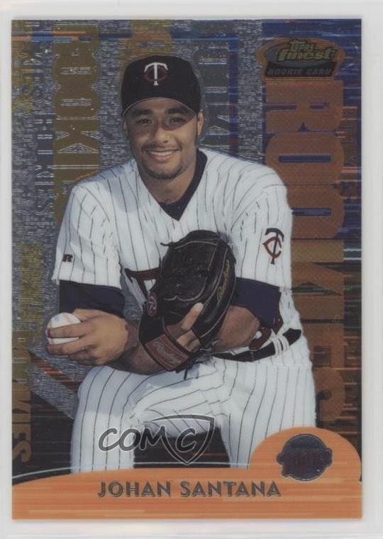 2000 Topps Finest Rookies 1541/3000 Johan Santana #262 1h1