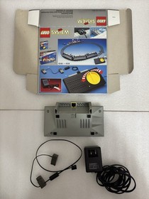 LEGO 9V Train 4548 Speed Regulator Controller + Power Adaptor + Track Wires Work