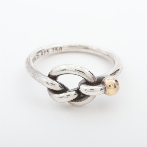Tiffany Love Knot Ring 925×750 3,0 g Gold × Silber