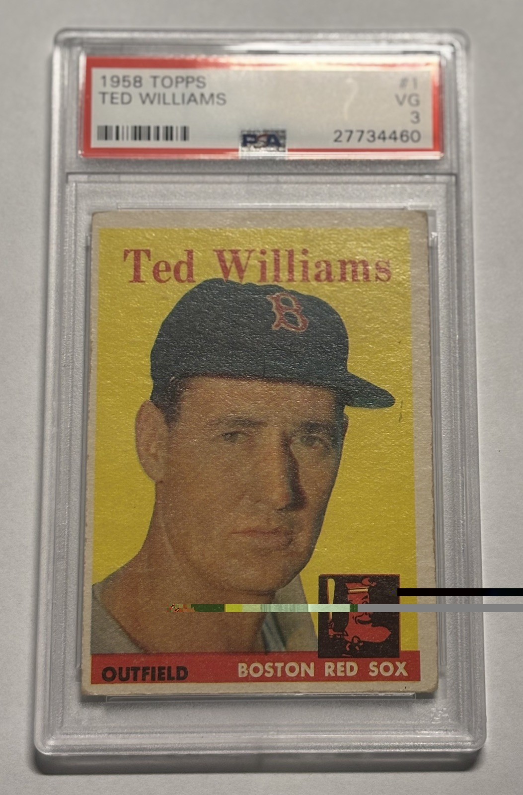 1958 Topps - Ted Williams #1 HOF PSA 3