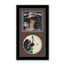 Billy Gibbons Autographed Signed Framed CD The Big Bad Blues ZZ Top ACOA