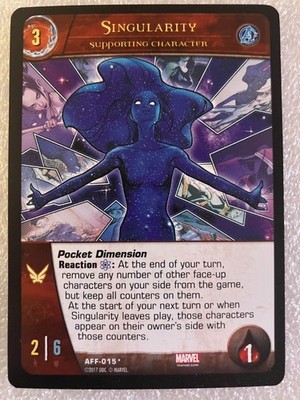 AFF-015 SINGULARITY 2017 Upper Deck VS A-FORCE UPDATED CARD SHIELD vs HYDRA