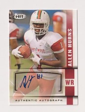 2014 Sage Hit Allen Hurns Authentic Autograph ROOKIE Card #A31 MIAMI HURRICANES. rookie card picture
