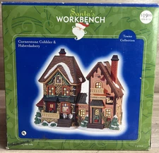Santa's Workbench Cornerstone Cobbler & Haberdashery Towne Collection 606-8118