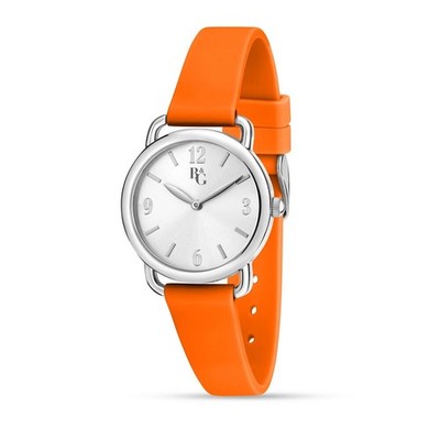 B&G Ease   Damenuhr Orange Silber Quarz (R3851322501)