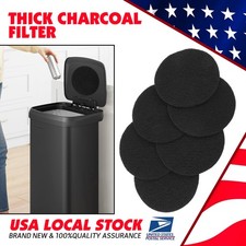 6x Activated Charcoal Carbon Litter Box Filters for Hooded Cat Litter Box 6x6.7"