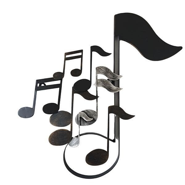 Music Note Bunch Metal Wall Art - Music Gift - Gift for Musicians