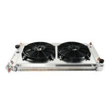 3 Row Aluminum Radiatorshroudfan For 1986-2005 2000 Chevy S10 Ls Swap
