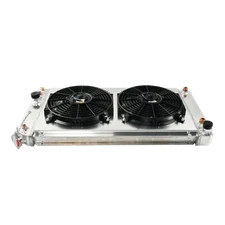 3 Row Aluminum Radiator&Shroud+Fan for 1986-2005 2000 Chevy S10 LS Swap