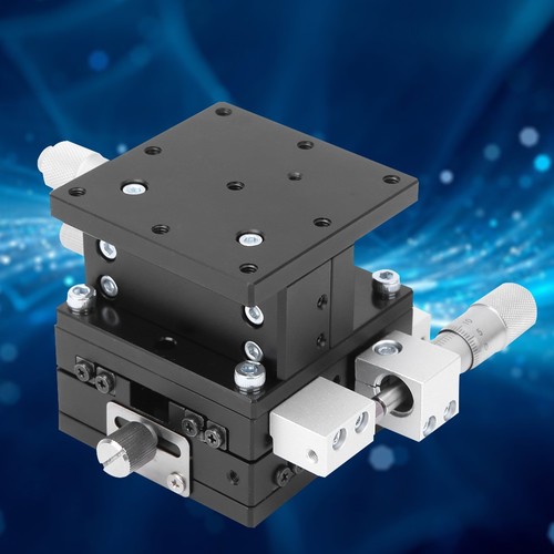 LD60-LM XYZ 3-Axes Manual Linear Stage Trimming Platform Tuning Sliding Tabl XO - Imagen 7 de 9