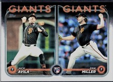 2024 Topps Update #US271 Erik Miller / Nick Avila RCOM,