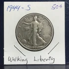 1944  S  Liberty Walking Silver Half Dollar ~ Very Nice !!!!